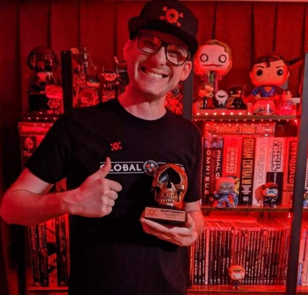 mikeasaurus with Bounty Series Trophy