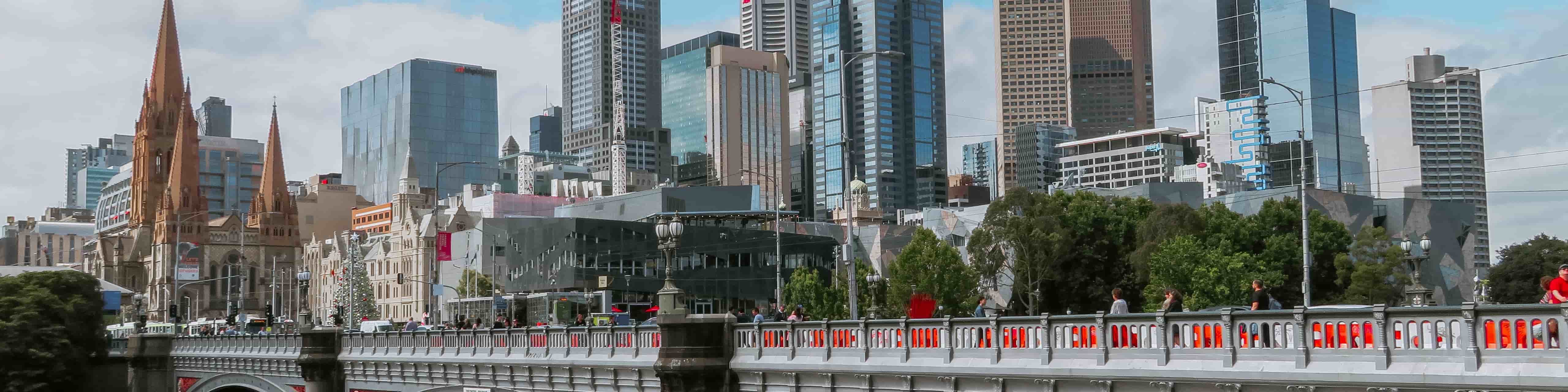 CITY BUILDINGS MELBOURNE AUSTRALIA