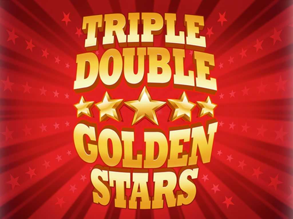 Triple Double Golden Stars